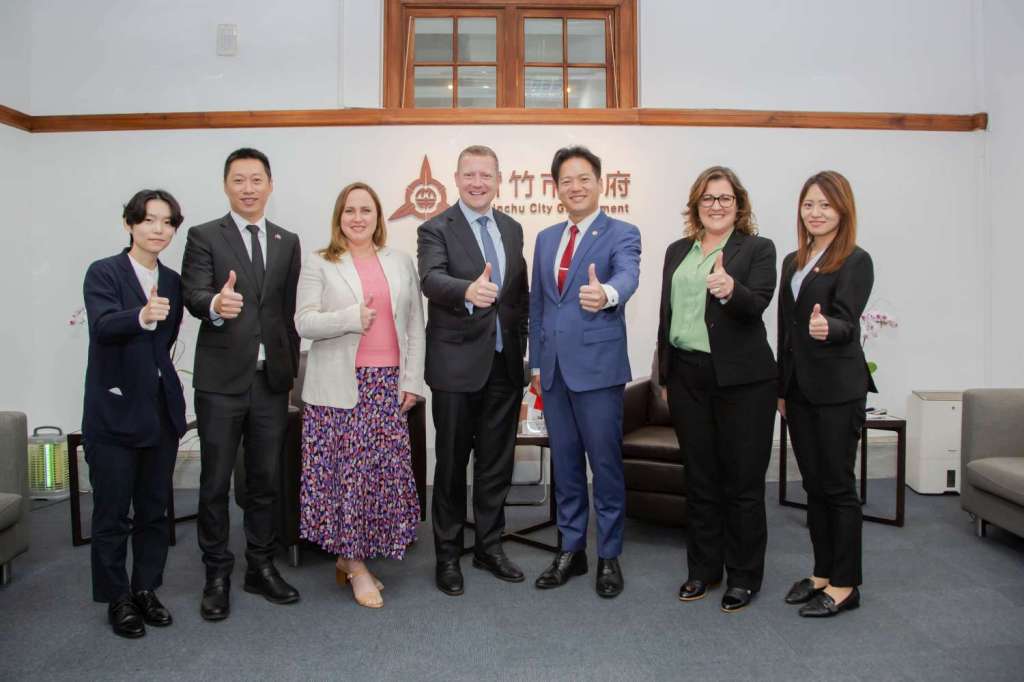 澳洲維多利亞州議會友台小組訪團拜會竹市府