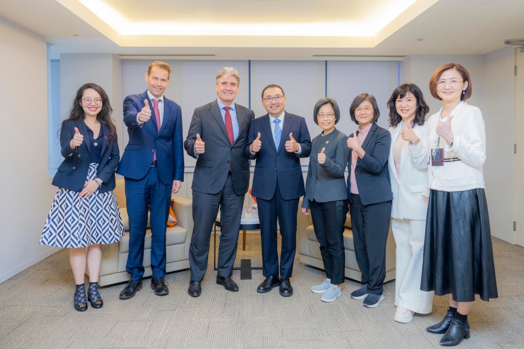 荷蘭代表拜會侯友宜 強化長照、智慧醫療與文化交流合作