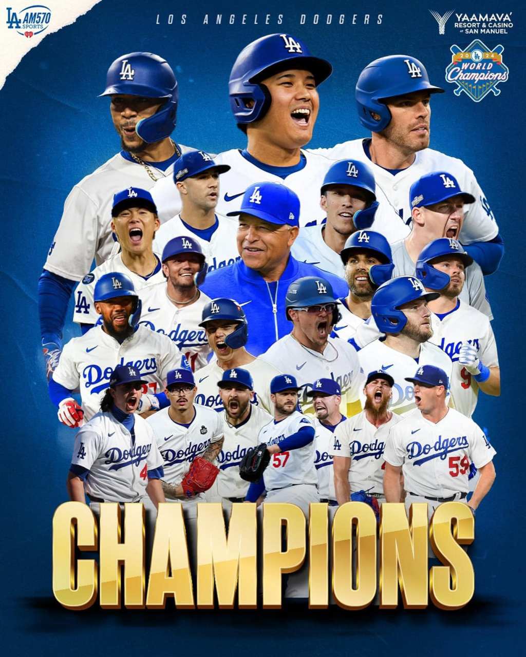 道奇5分逆轉勝 大谷翔平生涯獲首座世界大賽冠軍